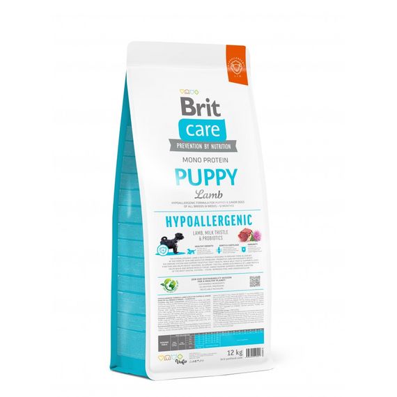 Корм сухий Brit Care Dog Hypoallergenic Puppy для цуценят гіпоалергенний з ягням 12 кг | Зображення 4