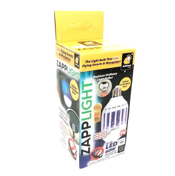 Светодиодная лампа ловушка Zapp Light для насекомых, противомоскитная | Зображення 4