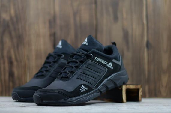 Шкіряні кросівки Adidas колір чорний | Зображення 4