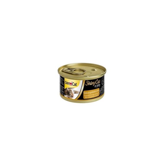 Влажный корм для котов с креветками и солодом GimCat Shiny Cat, 70 гр | Зображення 1