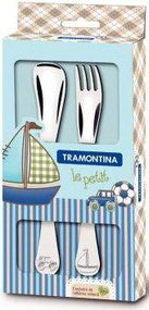 Набор детских столовых приборов Tramontina (Трамонтина) Baby Le Petit blue 2 шт (66973/010)