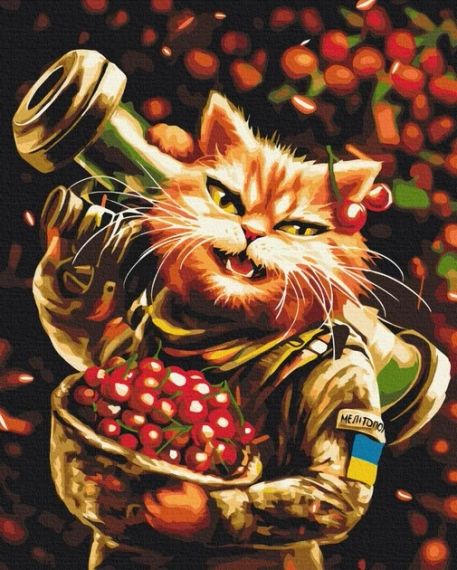 Картина за номерами "Котик Мелітополь" 40х50 BS53699