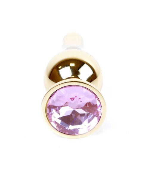 Анальна пробка - Jewellery Gold BUTT PLUG- Rose Sex Aura | Зображення 1