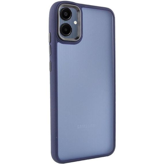 Чохол TPU+PC Lyon Frosted для Samsung Galaxy A07 Navy Blue