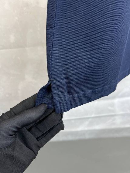 Трикотажне поло синій Tom Ford Logo "TF" Dark Blue f684 | Зображення 4