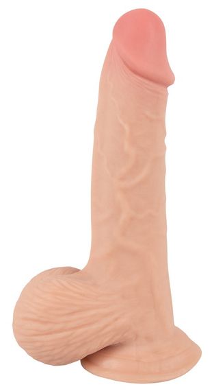 Фалоімітатор - Nature Skin Dildo With Movable Skin, 19 см sexstyle | Зображення 4