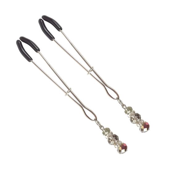 Затискач для сосків Art of Sex - Nipple Clamps Lovely, Сірий