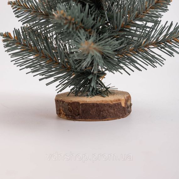 Штучна новорічна міні ялинка «Полонинська» блакитна 25 см SOK-M-03-1-1 | Зображення 2