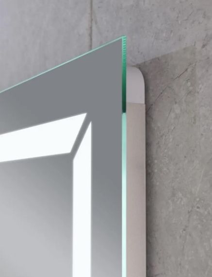 Дзеркало Mixxus Light MR01-90x70 (годинник, LED-підсвічування, антизапотівання) (MI5999) | Зображення 1