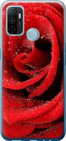 Чехол на Oppo A53 Красная роза "529u-568-17620"
