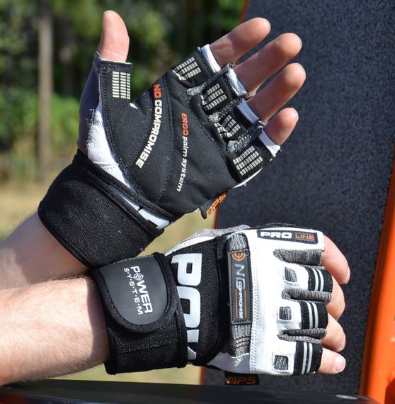 Рукавички для фітнесу Power System PS-2700 No Compromise Grey/White M | Зображення 5