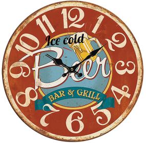 Годинник настінний Technoline 596831 Beer (596831) (DAS301805)