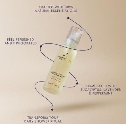 Міст для тіла після душу Aromatherapy Associates Support Breathe Shower Mist 10 мл | Зображення 1