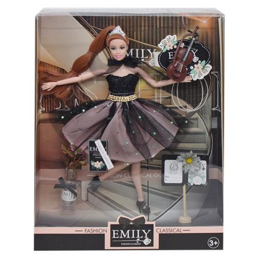 Уцінка. Лялька "Emily" зі скрипкою - пошкоджена упаковка