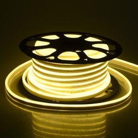Світлодіодна стрічка вологозахищена теплий відтінок 220V 14.4W 2835 WW NEON IP67 1m (BY-034/120)
