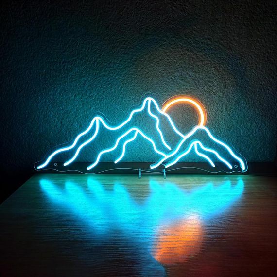 Неоновий світильник Гори 600х230 acr-n000109 | Зображення 2