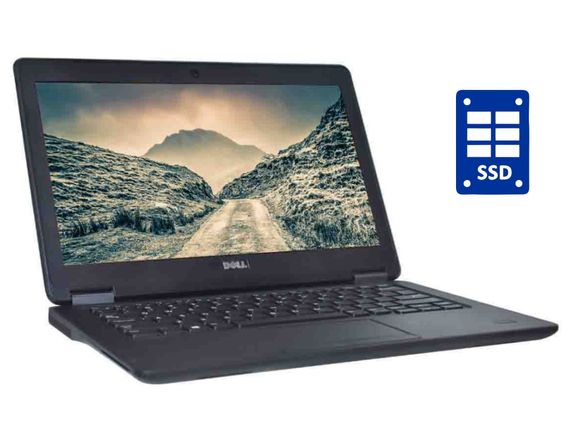 Нетбук Б-класс Dell Latitude E7250 / 12.5" (1366x768) TN / Intel Core i3-5010U (2 (4) ядра по 2.1 GHz) / 8 GB DDR3 / 128 GB SSD / Intel HD Graphics 5500 / WebCam / Win 10 Home б/у