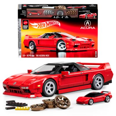 Конструктор Mattel Brick Shop Hot Wheels Elite Acura 876 деталей (JFT17)