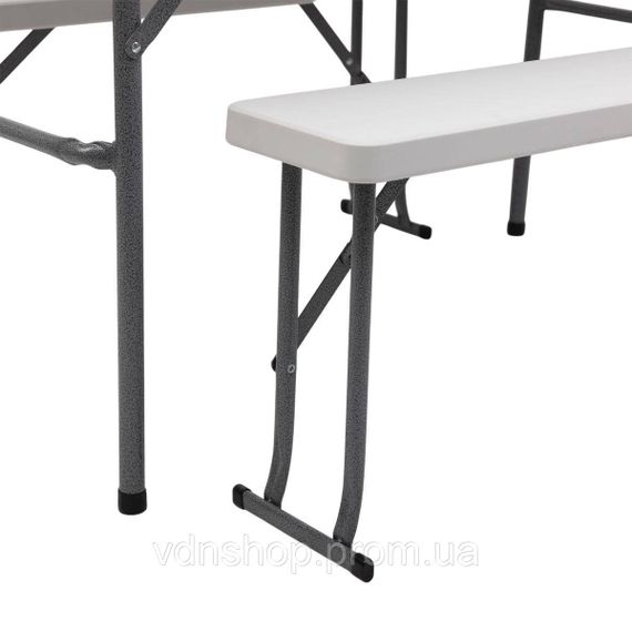 Комплект туристичних меблів стіл + лавочки для пікніка меблі для відпочинку на природі EB2545 | Зображення 5