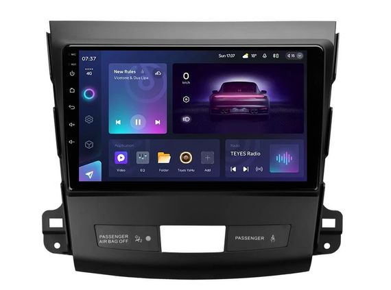 Штатна магнітола Teyes CC3 2K 4+64 Gb Mitsubishi Outlander 2 CW0W 2005-2011 (A) 9"