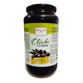 Олівки (маслини) чорні без кісточок Helcom, 900г Польща
