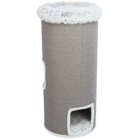 Дряпка-будиночок Trixie Harvey для котів сизаль/плюш сіра 50х118 см | Зображення 1