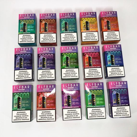 ELF BAR GH 23000 5%. Чорниця Малина (Blueberry Raspberry Ice) | Зображення 9