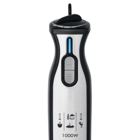 Многофункциональный блендер Rotex RTB860-B с насадками для взбивания замешивания теста измельчения и нарезки кубиками Черный | Зображення 2