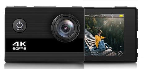 Видеокамера XPROBASE REAL4K Black экшн камера с REAL4K съемкой и EIS + Монопод в комплекте! | Зображення 8