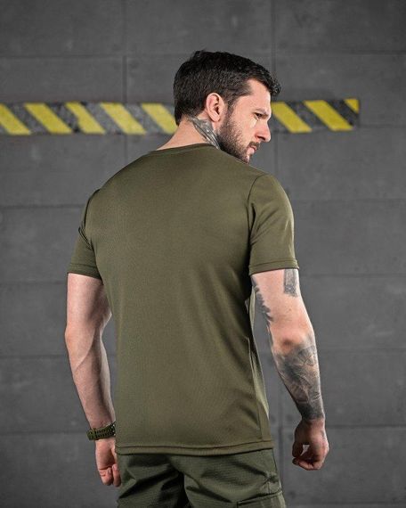 Тактична потоотводяща футболка Oblivion SPARTAN олива ДЛ6583 | Зображення 2