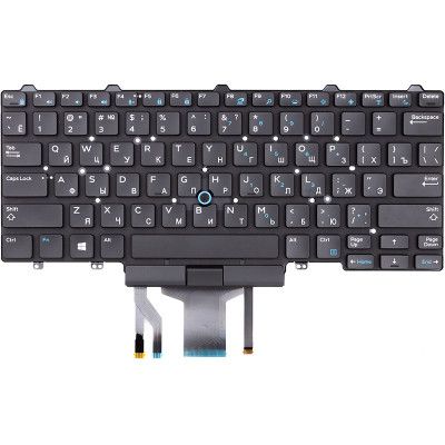 Клавиатура ноутбука Dell Latitude E5450/E5470 черн (KB314102)