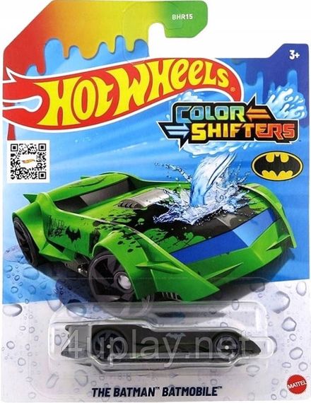 Hot Wheels Color Shifters The Batman Batmobile Машинка Хот Вилс, меняющая цвет, Бэтмобиль Бэтмена