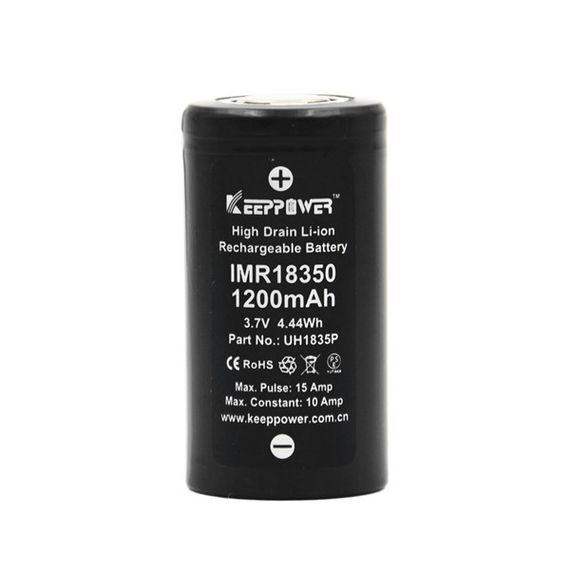 Аккумулятор KEEPPOWER IMR18350 1200 mAh - 10А