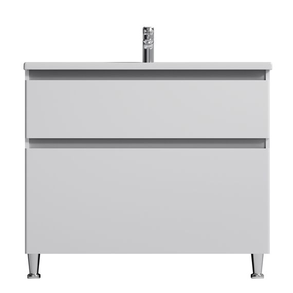 Тумба підлогова AM.PM X - Joy 100 см з умивальником (M85-FSX1002-WC1002WG38) | Зображення 7