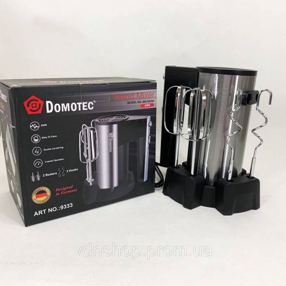 Міксер для швидкого і легкого приготування страв DOMOTEC R6629A, 800 W Міксер для крему обличчя IY-54 | Зображення 8