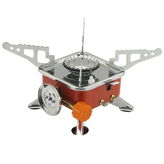 Газовий пальник кемпінгова плита газовий примус газова плита портативна з чохлом, похідний таганок | Зображення 5