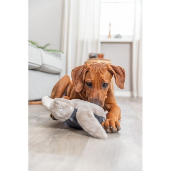 Іграшка Trixie для собак BE NORDIC Черепаха Хауке поліестер/бавовна сірий 34см | Зображення 7