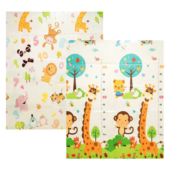 Дитячий розвиваючий складний термокилимок 200*180 см Folding baby mat Ігровий килимок для дітей (Ростомір) | Зображення 2