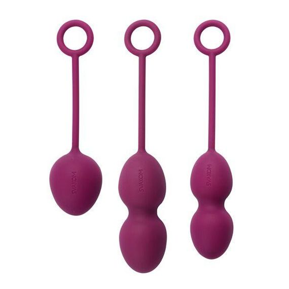 Набір вагінальних кульок зі зміщеним центром ваги Svakom Nova Violet Sex Aura