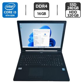 Ноутбук Terra Mobile 1543 / 15.6" (1920x1080) TN / Intel Core i5-9500T (6 ядер по 2.2 - 3.7 GHz) / 16 GB DDR4 / 240 GB SSD + 320 GB HDD / Intel UHD Graphics 630 / WebCam / DVD-ROM / Без АКБ б/у