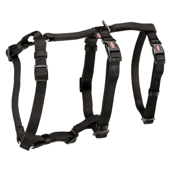 Шлея Trixie для собак M-L 50-75 см х 20 мм чорна