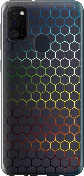 Чехол на Samsung Galaxy M30s 2019 Переливающиеся соты "498u-1774-17620"