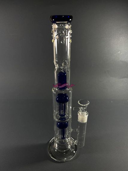 Стеклянная трубка Medusa Double Blue | Зображення 1