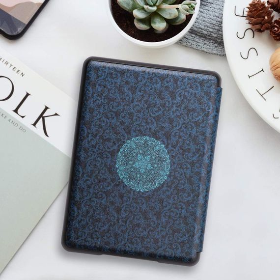 Чехол для электронной книги Kindle 10 поколения J9G29R 2019, ультратонкий с функцией сна и пробуждения, синий | Зображення 8