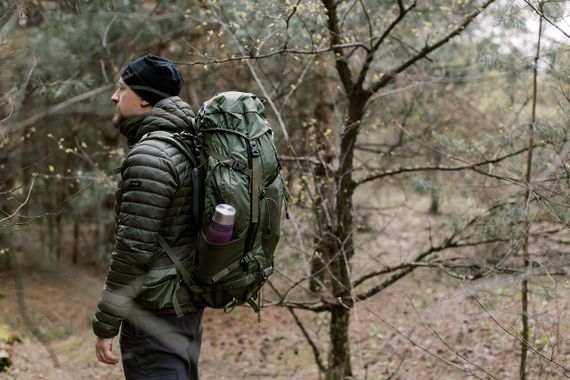 Рюкзак Tramp Expedition 75 л оливковий, Похідний туристичний рюкзак трамп для трекінгу, Рюкзак для походу і полювання | Зображення 4