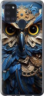 Чехол на Samsung Galaxy A21s A217F Сова v2 из силикона FCh_096115