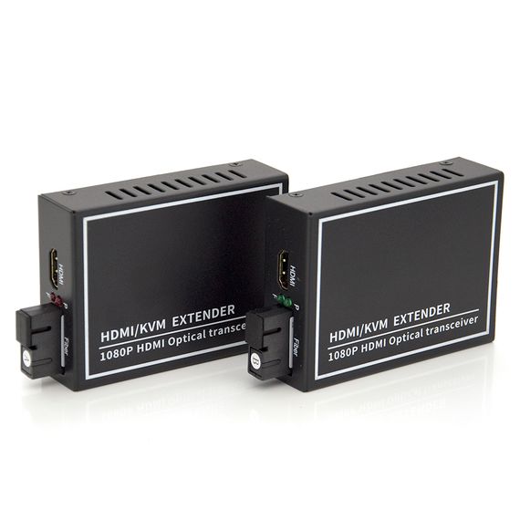 Одноканальный активный удлинитель HDMI сигнала по Оптоволоконному кабелю USB . Дальность передачи: до 20 километров, 1080P