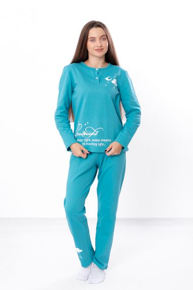 Піжама жіноча Носи своє 60 Бірюзовий (p-15694-179675) | Зображення 2