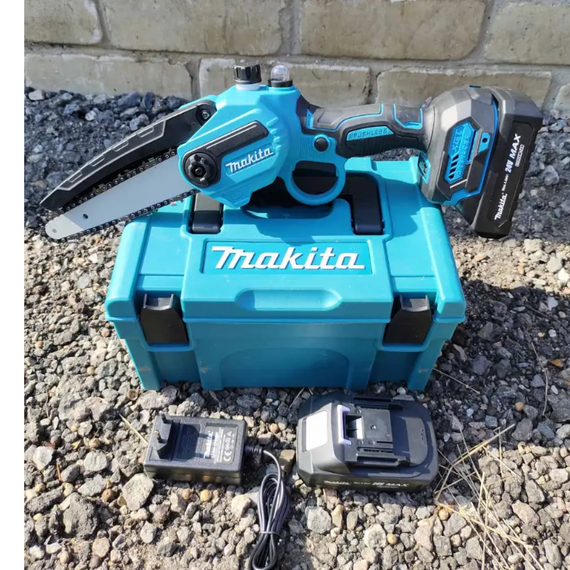 Пила електрична DUC157, ручна акумуляторна побутова пила для дачі та саду, 2 ак, 8" | Зображення 3