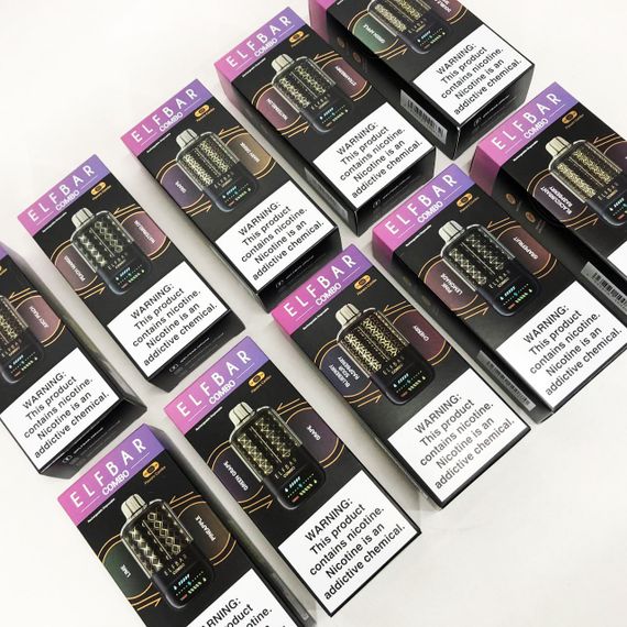 ELF BAR COMBO 25000. Перемикання смаків. Яблуко / Анісове Яблуко (Green Apple / Double Apple Shisha) | Зображення 6